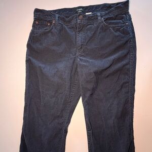 J.Crew Favorite Fit Blue Corduroy Pants Size 12